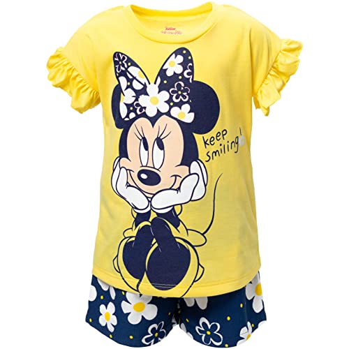 Ensemble Minnie Mouse avec Short en Sergé Résistant pour Bébé et Enfant