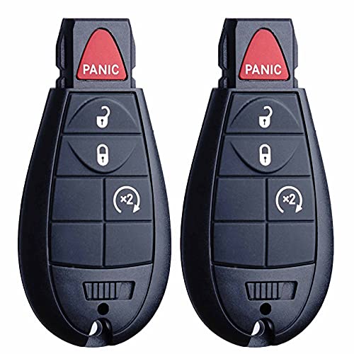 MechanMagic Key Fob FOBIK Replacement Compatible for Dodge Ram 1500 2500 3500 Truck 2009-2012 Journey Challenger Grand Caravan Jeep Grand Cherokee Commander Keyless Entry Remote Start Control