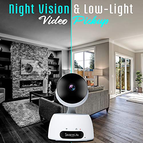 Babá Eletrônica Câmera Ip WIFI HD Visão Noturna SereneLife