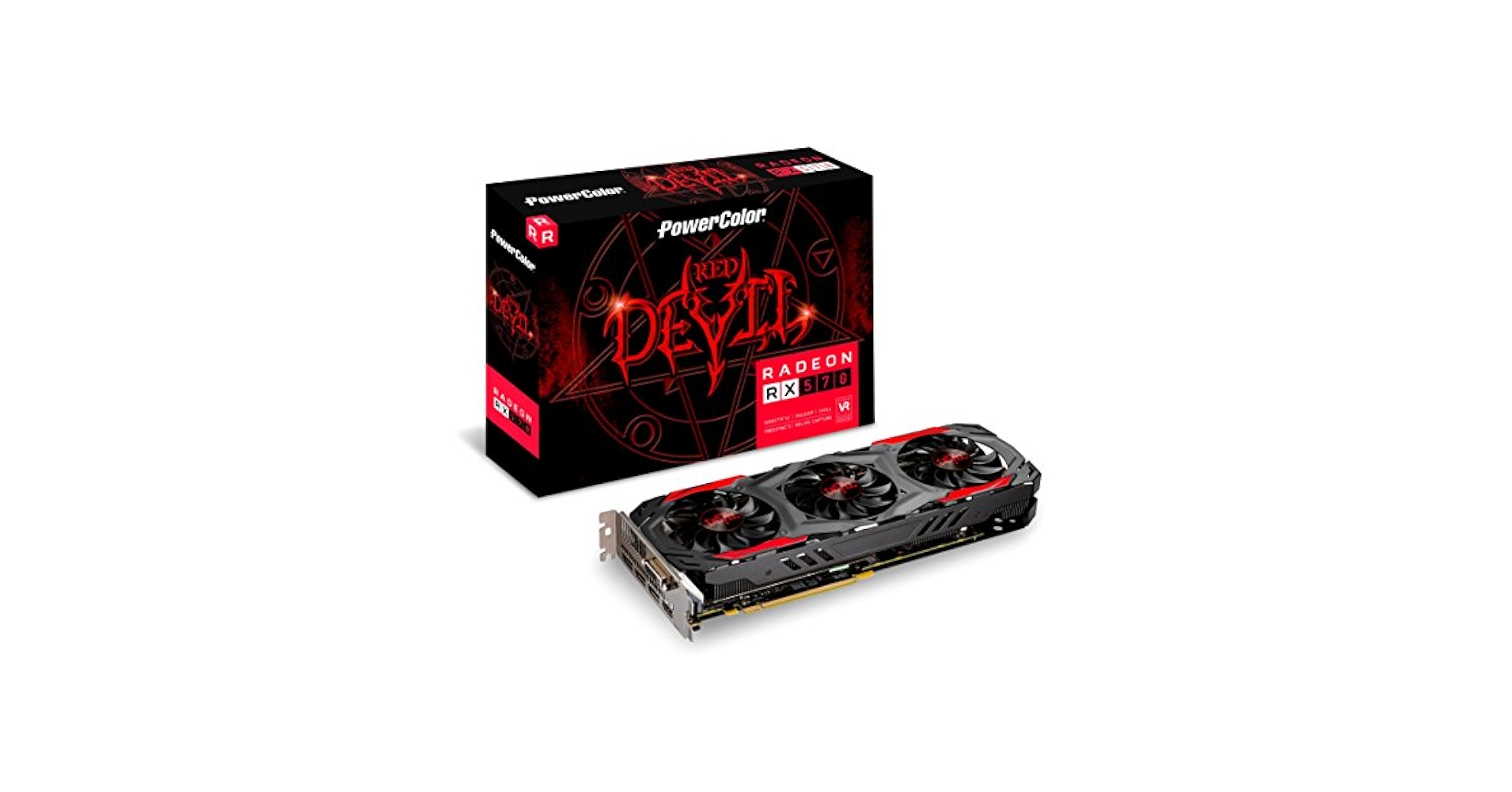 PCパーツ PowerColor RADEON RX570 4GBD5-3DH/OC PowerColor AXRX 570 4GBD5-3DH/OC Video Card : Amazon.ca