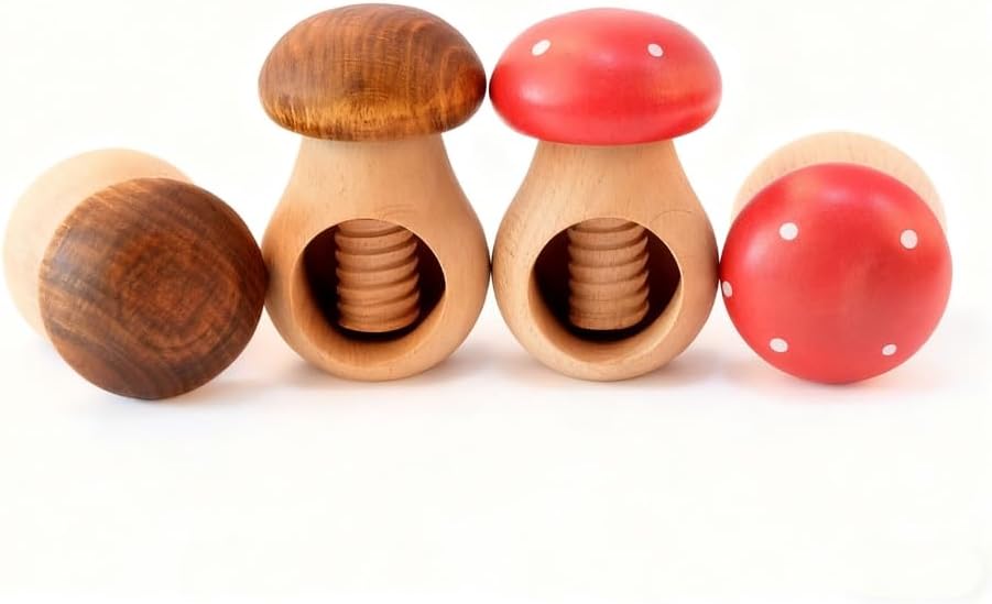 Wood Nut Cracker Tool Multifunctional Wooden Nutcrackers for Nutshell Removal