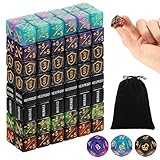 Guniata 99 Stück MTG Würfelzähler,-1/+1 Lebenszähler aus Acryl,AbilityKeyword Zähler,Tragbares Dekorative Plus und Minus Würfel,D6 Würfel,Kompatibel mit MTG,Kartenspiel Zubehör(99pcs)
