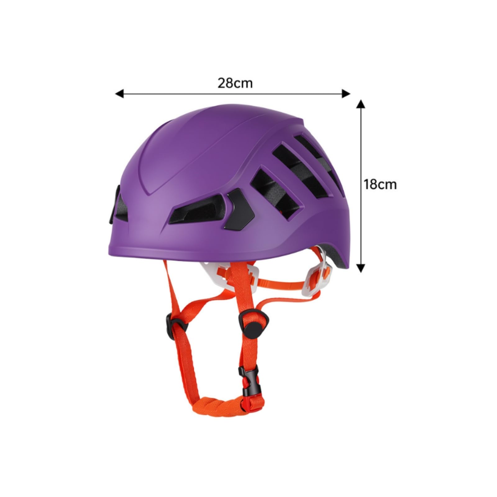 Casque avec Mentonnière Réglable, Violet Taro