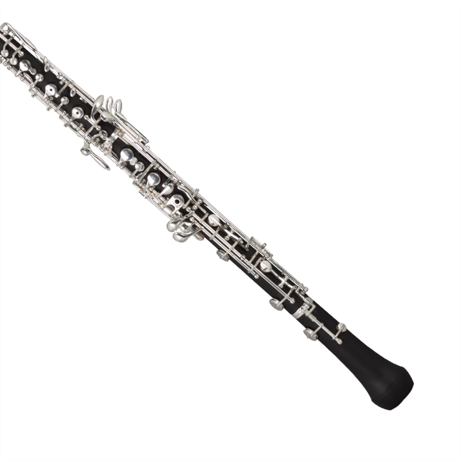 Strumento Oboe C Key Semi-Automatico Oboe Bakelite Tube Body Pulsante in Argento Placcato in Lega di Rame-in Lega di Rame Senza Saldatura Principiante di Oboe