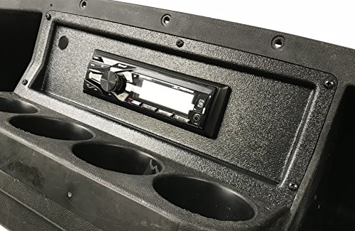 Radio Adapter Plate In Black for E-Z-Go Txt New Generation 2015 And Up (Will Not Fit Previous Generation Txt Model) (Will Not Fit Any Rxv Models) (Will Not Fit 72 Volt Model)