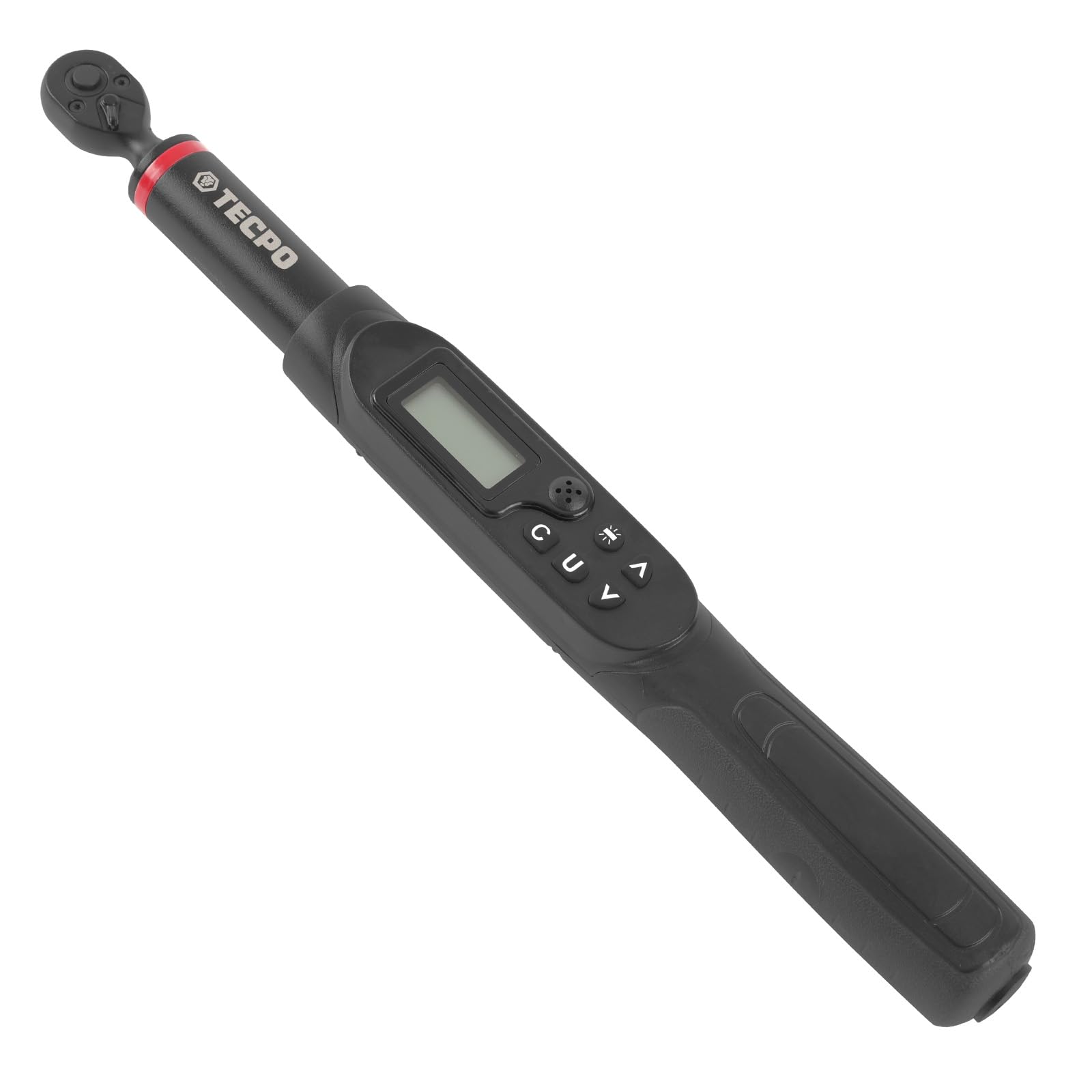 TECPO Llave dinamométrica digital de 1/4 pulgadas 1,5-30 Nm, ± 2% de precisión de error con pantalla digital