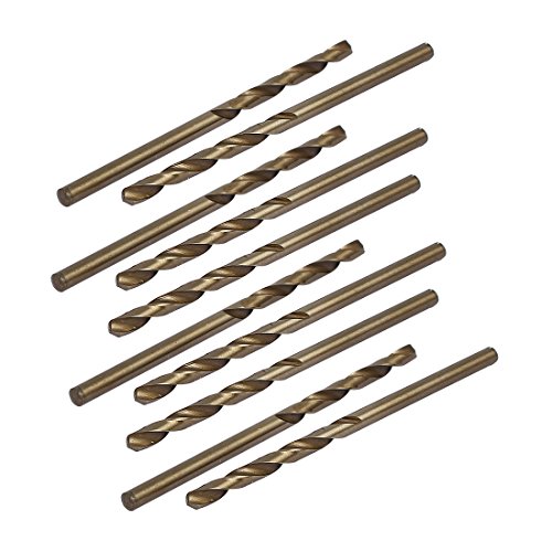 Aexit 2.9mm Dia Tool Holder Split Point HSS Cobalt Metric Twist Drill Bit Drilling Tool 10pcs Model:25as539qo701