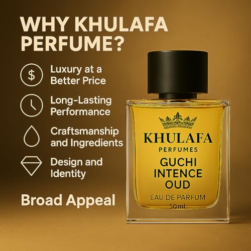 Image of Guchi Intence Oud Inspired Perfume | Deep Oud Fragrance with Incense, Amber & Woods | Long-Lasting Scent | 100% Scent Match | Gift for Men | Ideal for Formal & Special Occasions | 50ML