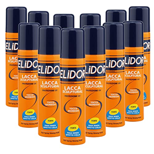 Laque à cheveux protection UV Elidor avec formule sculpturale sans suspension