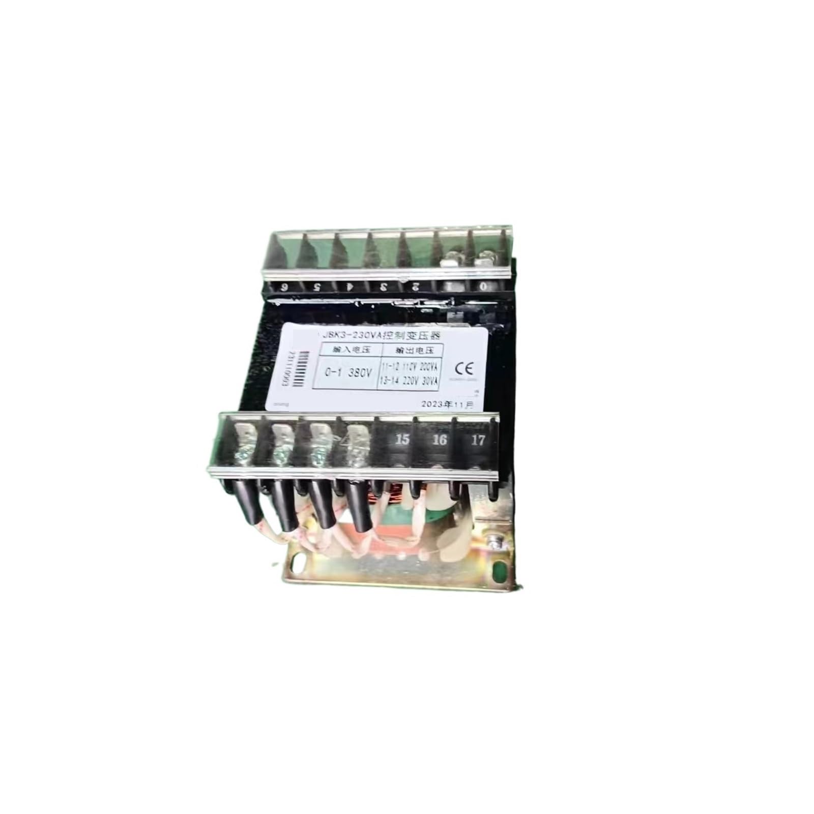 Transformateur 380V 220V 24V JBK3 convertisseur de tension cuivre pour commande électrique