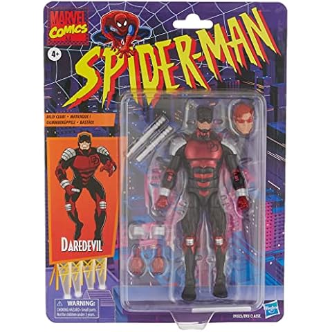 Spider-Man Hasbro Marvel Legends Retro Collection Daredevil Action Figure Cover