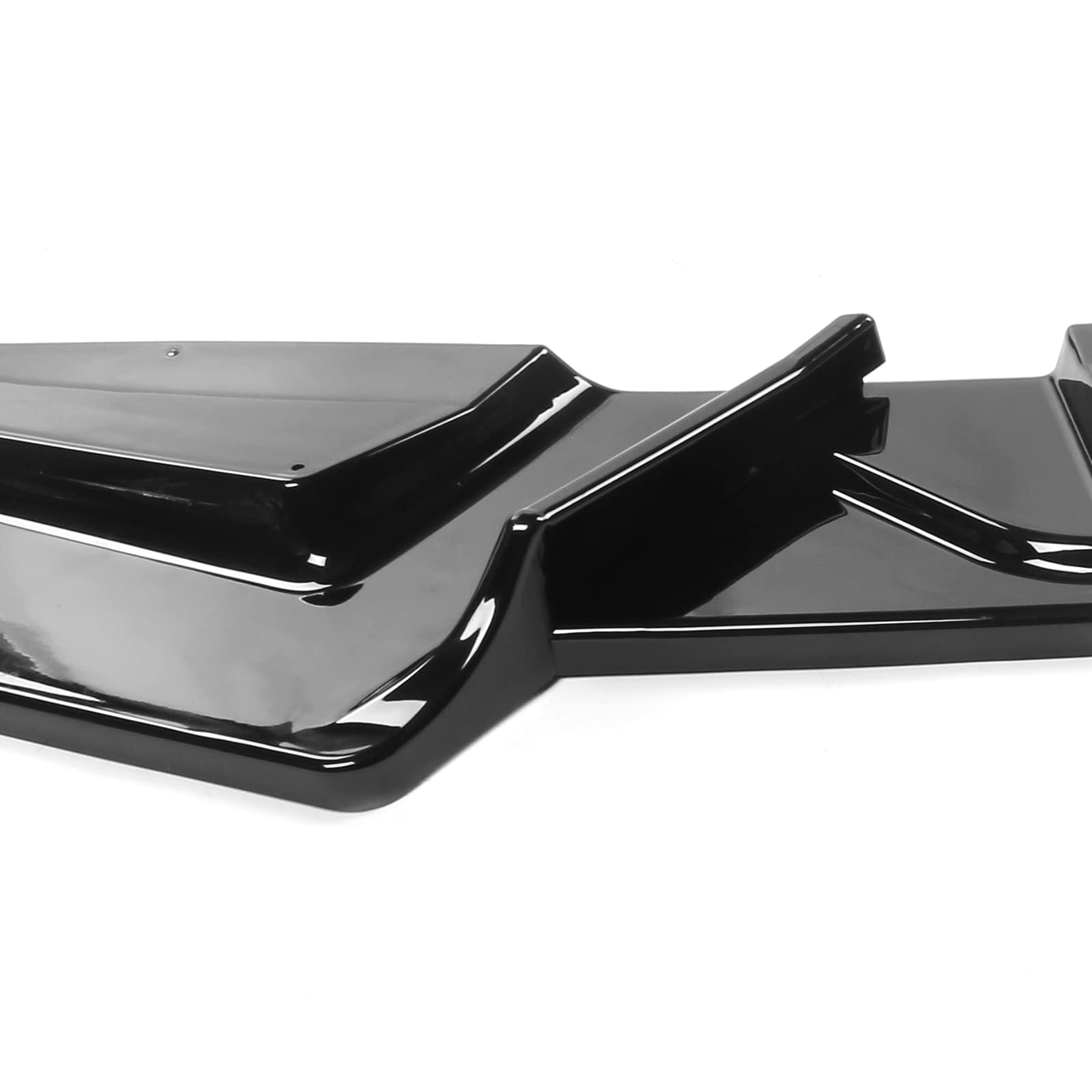 FREEMOTOR802 3-Piece Front Bumper Lip Spoiler For 2021-2022 Honda Accord (Gloss Black/White)
