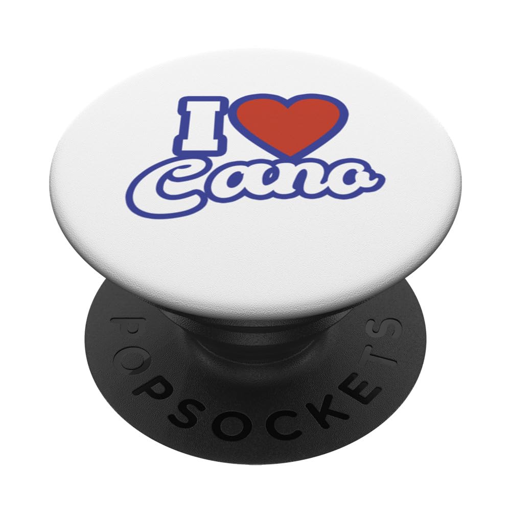 I Love Cano PopSockets Swappable PopGrip, Black