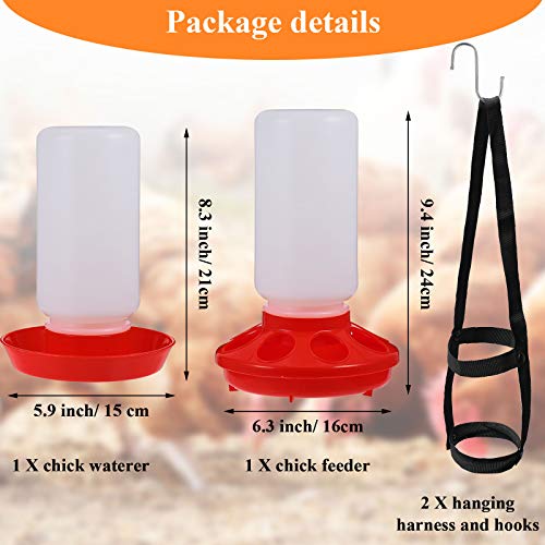 Chick Feeder and Waterer Kit for Poultry Farm