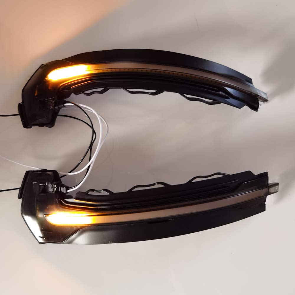 2 pezzi Indicatore LED sequenziale di direzione luce dinamica Compatibile con Audi A3 8V S3 RS3 2013 2014 2015 2016 2018 2019 2020 (Gialla)