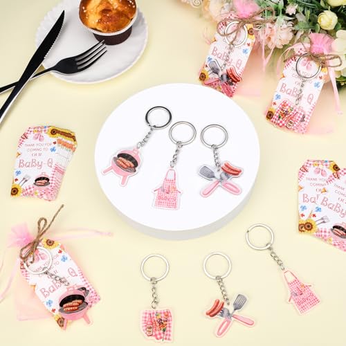 Image of Party Favors Theme Baby-Shower Keychain Set