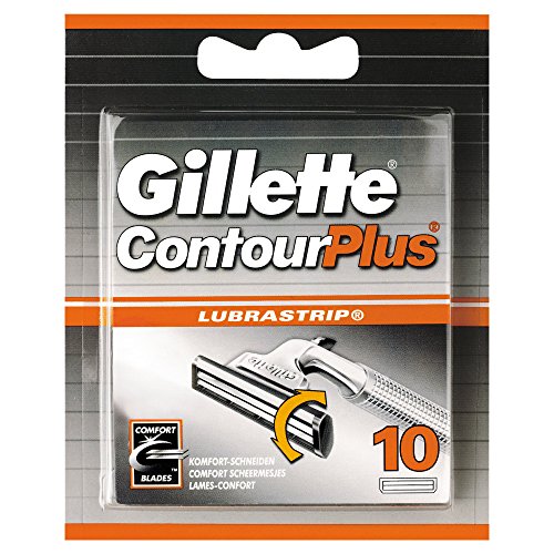 Gillette ContourPlus Rasierklingen für Rasierer Herren, 10 Ersatzklingen für Nassrasierer mit schwenkbarer Doppelklinge - Image 3
