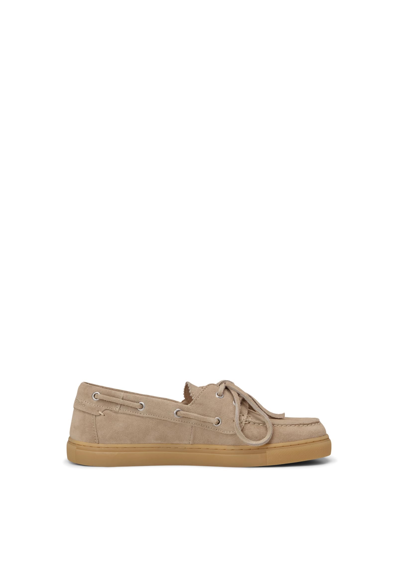 Marc O’ Polo Damen - Schnürschuhe Kara 1B in beige Rauleder