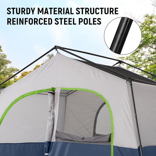 Heavy Duty 8-Person Camping Tent