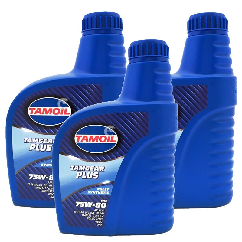 TAMOIL Tamgear Plus 75w80 Olio Cambio e Differenziale 3 litri Totalmente sintetico