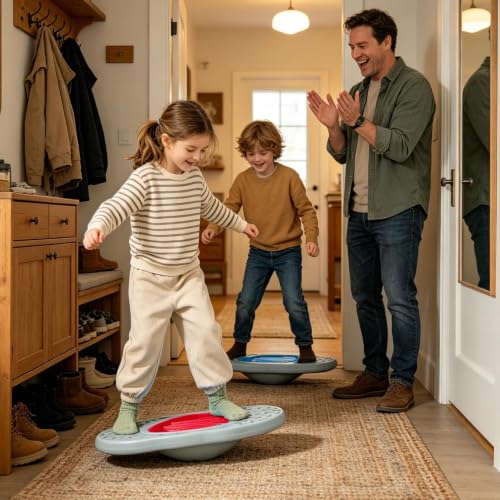 Tabla de equilibrio para niños para corregir posturas y entrenar la coordinación en preescolar 2