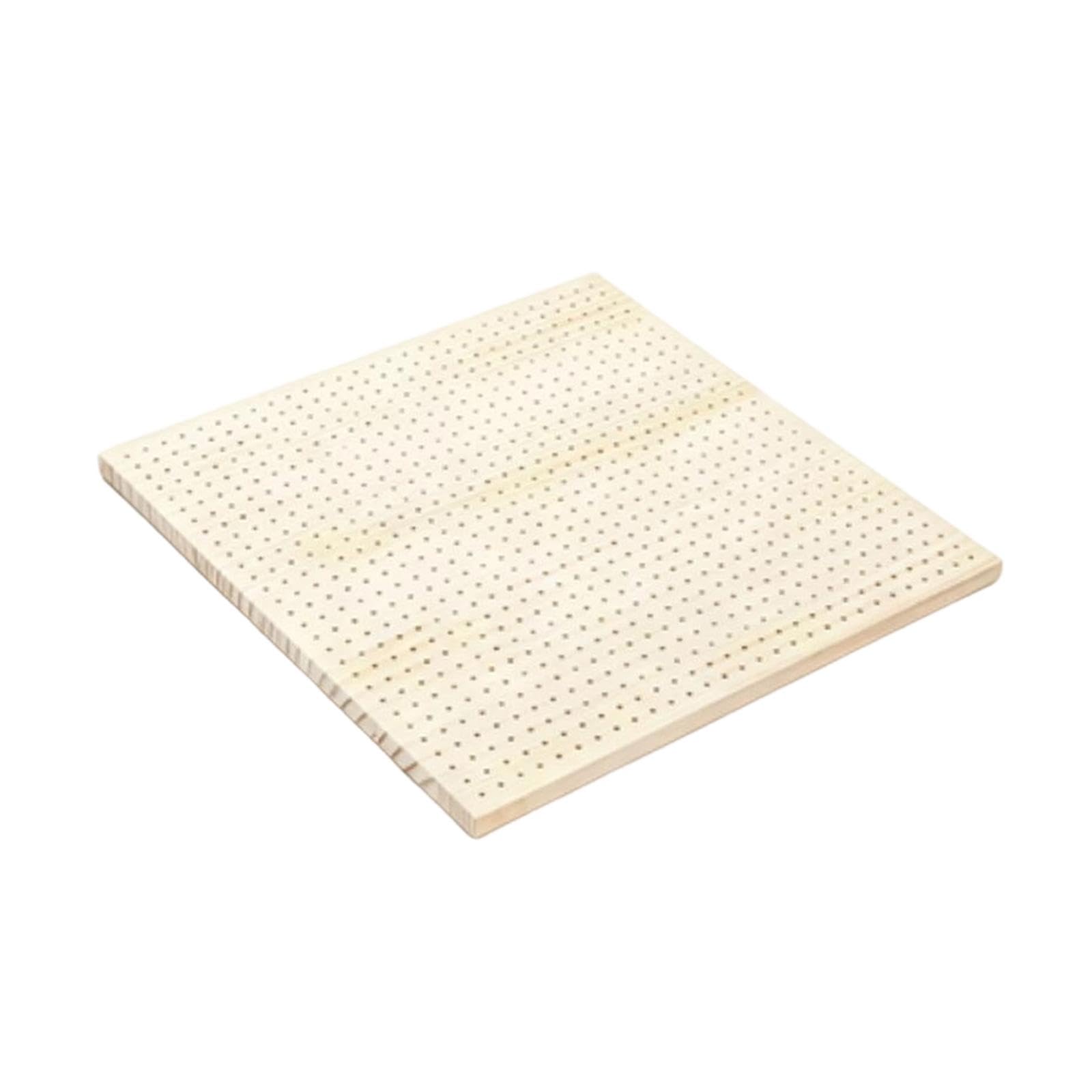 Tavola di bloccaggio in legno per uncinetto, ideale per realizzare piastrelle all'uncinetto, progetti leggeri e portatili, lavori a maglia e, 40cm X 40cm