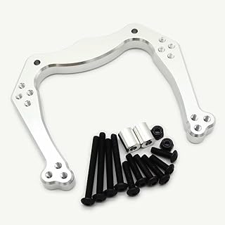 Aluminum Ajustbale Front Shock Tower Damper Mount Silver for Traxxas Slash Rustler Bandit Stampede 3639