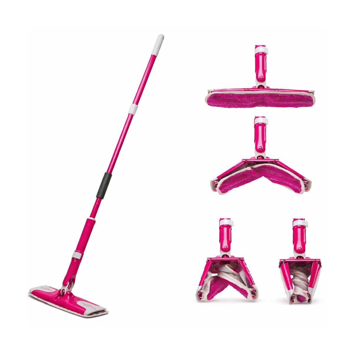 1 x Wring-O-Mop Wet or Dry Super Absorbent Multi Surface Shammy Mop - Telscopic Handle Extending 110cm - 132cm)