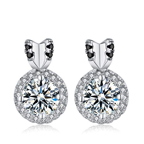 Boucles d'oreilles de mariage en spinelle noire pour sublimer vos soirées