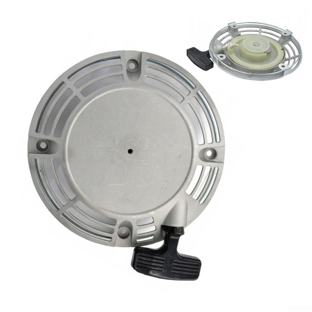 Für Seilzugstarter für Hatz Motoren 1B20 1B30 1B40 1B50, Aluminium-Zugstartgriff Montage mit Metall für Ring, Handkurbel Ersatzteil für 1B 20V 30V 40V Outdoor Powers
