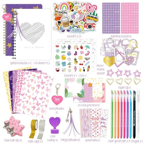 Set de Diario DIY para Niñas con Accesorios Creativos miniatura 4