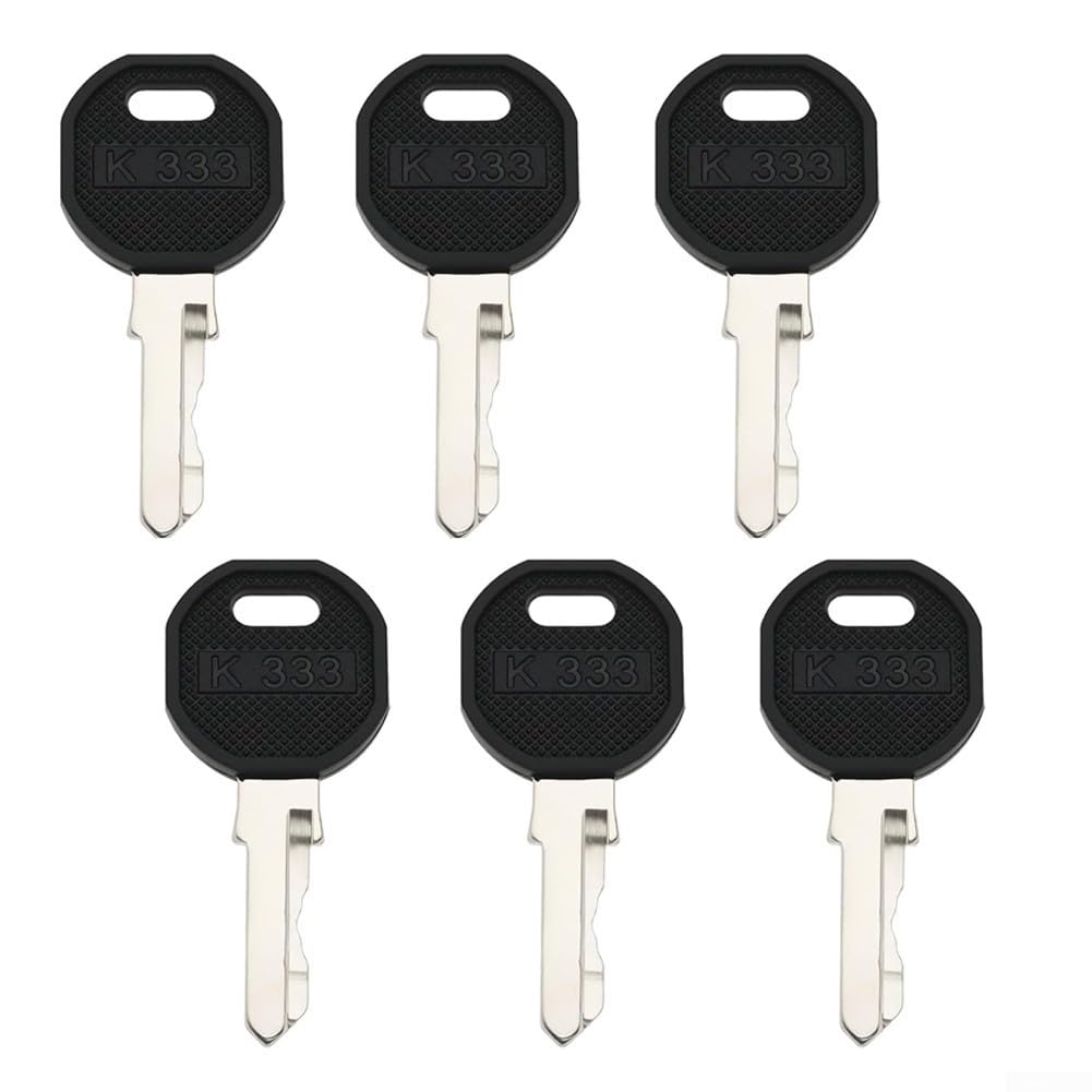 Cabinet Key Replacement for EK333 333 1108-1-1 1108-U35 Metal Server Rack Keys Compatible with APC for Hoffman Network Cabinets Lock Cylinder EMK Security System 6 Pack