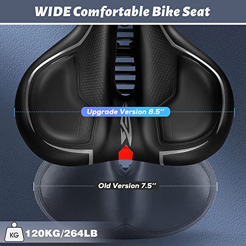 Selle de vélo double suspension avec billes absorbant les chocs