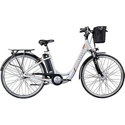 ZÜNDAPP E Bike Damen Fahrrad 28 Zoll | Ebike City Erwachsene 155-190 cm | Retro E-Bike 7 Gang Schaltung Rücktrittbremse | Elektro Fahrräder mit Licht Z517 – Bild 3