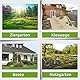 Gartenhacke, Bodenhacke, Unkrautentferner im Garten-Jäter als Unkrautvernichter und entfernter, Gartengerät, Garten Gadgets, Unkrautstecher
