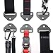 GPCA - Tie Down Metal D-Plates/D-Buckles, Easy-to-Install Truck Tie Downs, Compatible with Cargo Cover Mounts, Heavy-Duty Jeep Wrangler Accessories for 4xe, JL, JT, JK, TJ and More, 3mm, 6 Packs