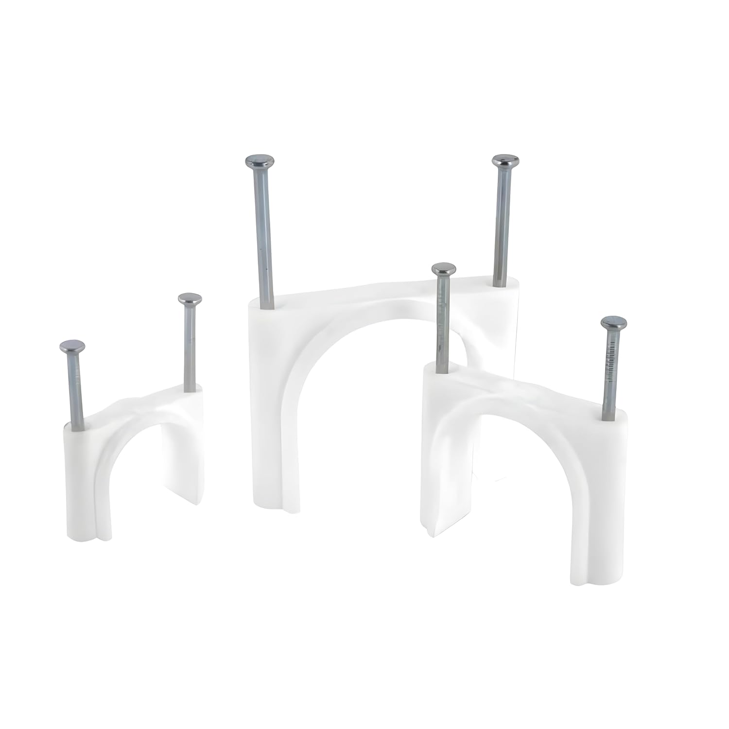 NEW WARE 15 mm Wire Fastener Cable Clips with SS Nails | Round Cable Clamps for Wall Cable Management & Cord Organizer (Pa... - Review, Price and Buying Guide