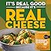 Healthier Comforts Cheddar Cheese Powder (7 oz) | Premium Yellow Cheddar | Batch Tested Gluten Free, Kosher, No Artificial Dyes | Cheesy Goodness for Popcorn, Pasta, Fries, Mac and Cheese | Shelf Stable Seasoning (7 oz)