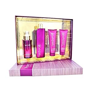 Perry Ellis Fragrances Perry ellis 18 orchid for women – 4-piece gift set, 3.4 Fl Ounce