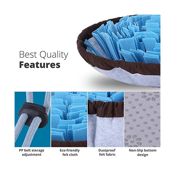 PET-ARENA-Adjustable-Snuffle-mat-for-Dogs-Dog-Puzzle-Toys-Enrichment-Pet-Foraging-mat-for-Smell-Training-and-Slow-Eating-Stress-Relief-Interactive-Dog-Toy-for-Feeding-Dog-Mental-Stimulation-Toys Adjustable Snuffle Mat for Dogs