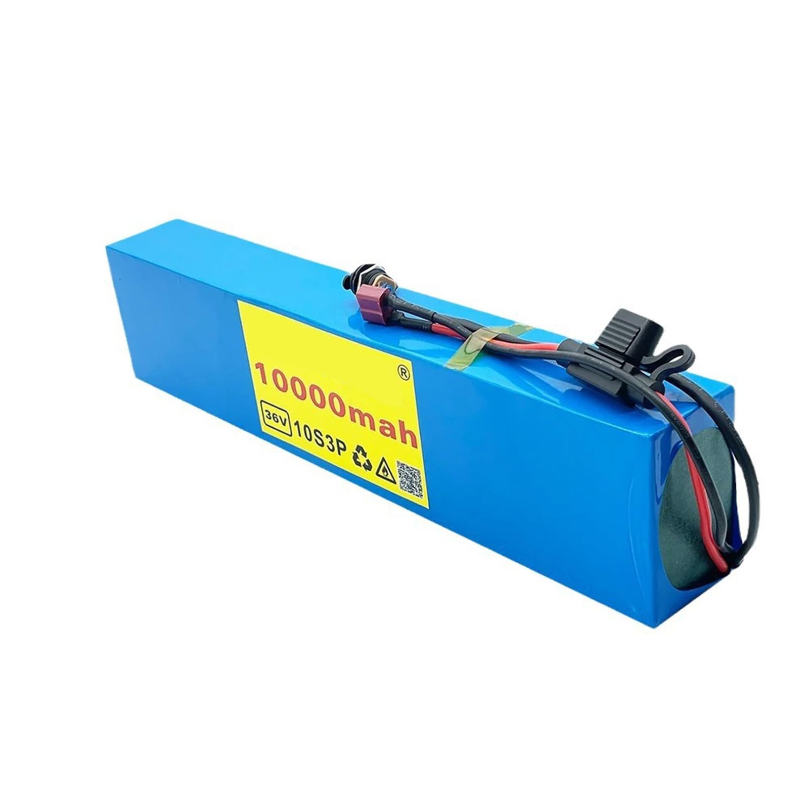 36V 10AH Batterie Étanche pour Vélo Électrique 10S3P Batterie Longue Durée pour Trottinette Électrique Batterie Lithium-ION Convient Aux Trottinettes Pliables
