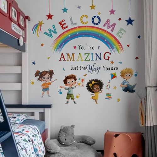 Vinilos Decorativos Reading Corner Rainbow para Niños miniatura 6