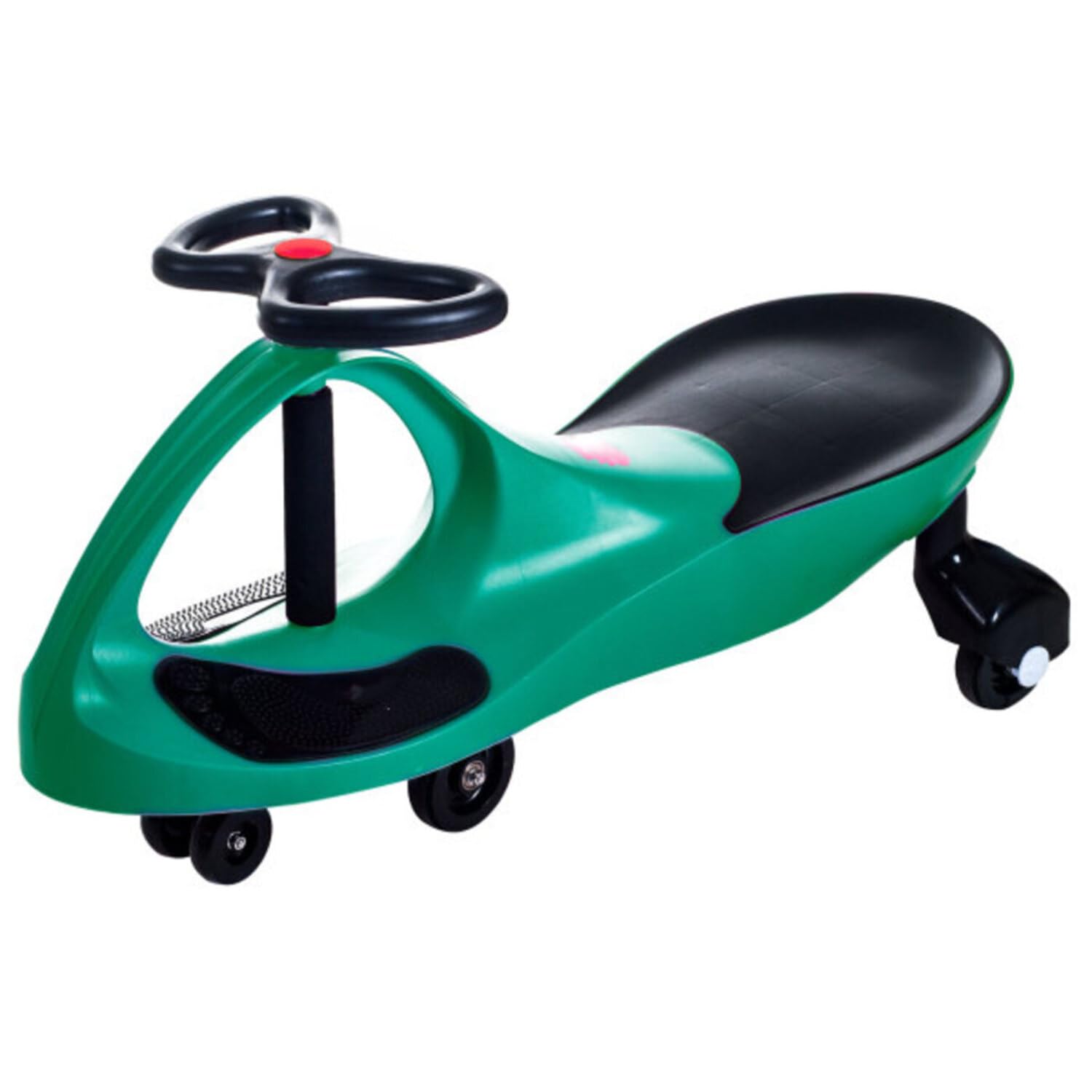 Wiggle Car Ride On Toy - No Batteries, Gears or Pedals - Twist, Swivel, Go - Outdoor Ride Ons for Kids 3 Years and Up by Lil' Rider (Green)