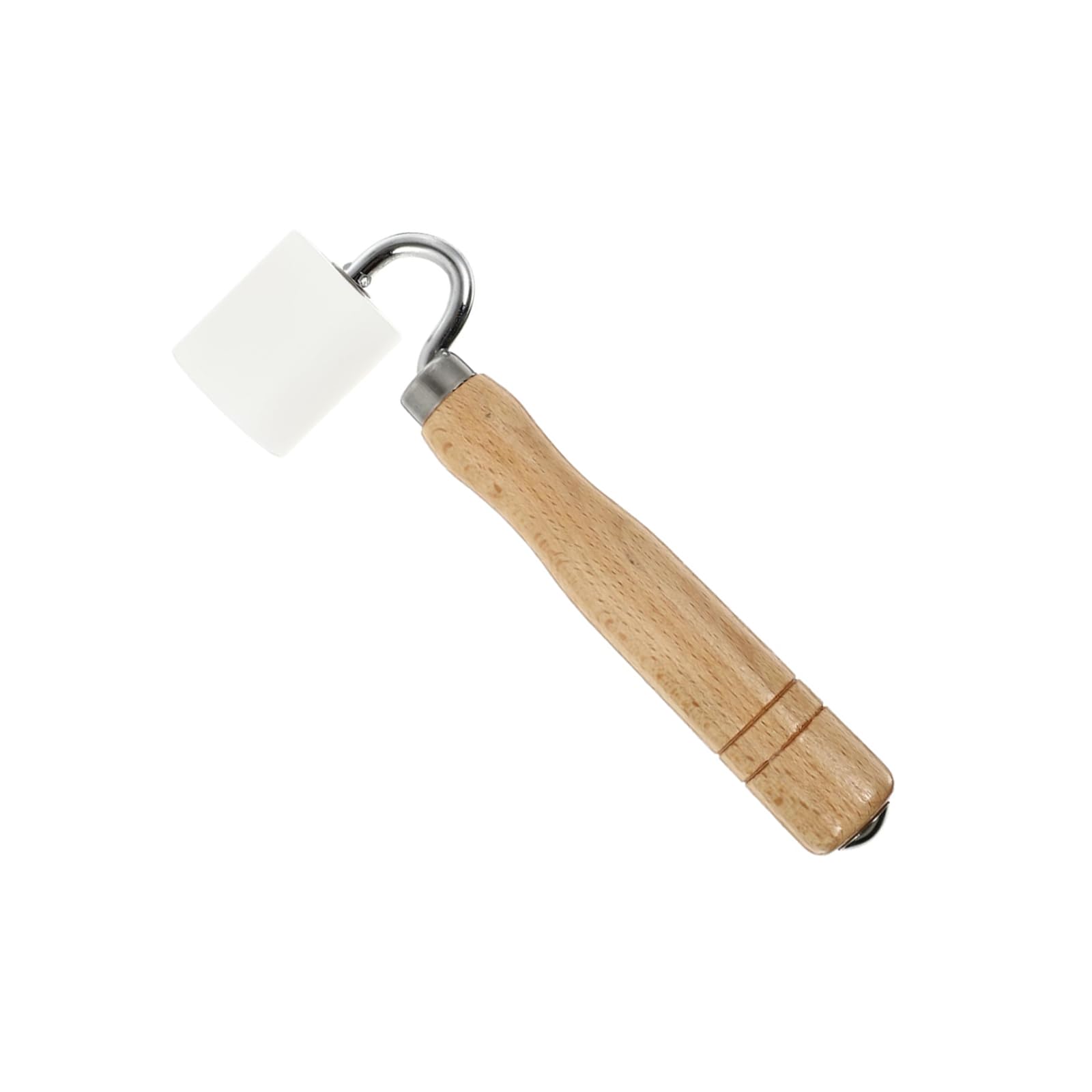 Kalttoy Wood Handle Wallpaper Roller Flat Pressure Rollers Smoothing Tool Nonslip Edges Seam Roller Decorating Tools Width 4Cm Wood Handle Wallpaper Decorating Tool
