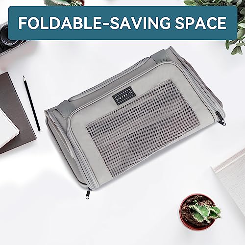 Image of PETSFIT Cat Carrier, Grey, Small and Medium Cats Under 12 Lbs