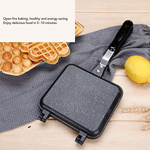 Abnehmbarer, doppelseitiger, antihaftbeschichteter Sandwichmaker und Bratpfanne von Lybunair für Eier, Brot und Toast 7 Abnehmbarer, doppelseitiger, antihaftbeschichteter Sandwichmaker und Bratpfanne von Lybunair für Eier, Brot und Toast