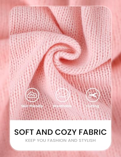 Image of Yimoon Women's Valentines Heart Cardigan Sweater Cute Cropped Knit Sweater Oversized Button Down Cardigan Top