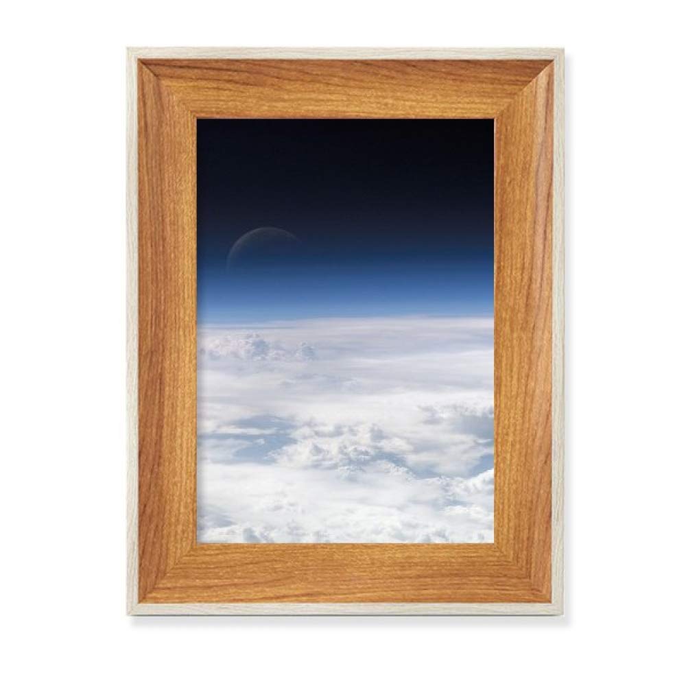 L'atmosphère de Nuages Blancs Cadre de Photo en Bois pour Capturer vos Plus Beaux Souvenirs