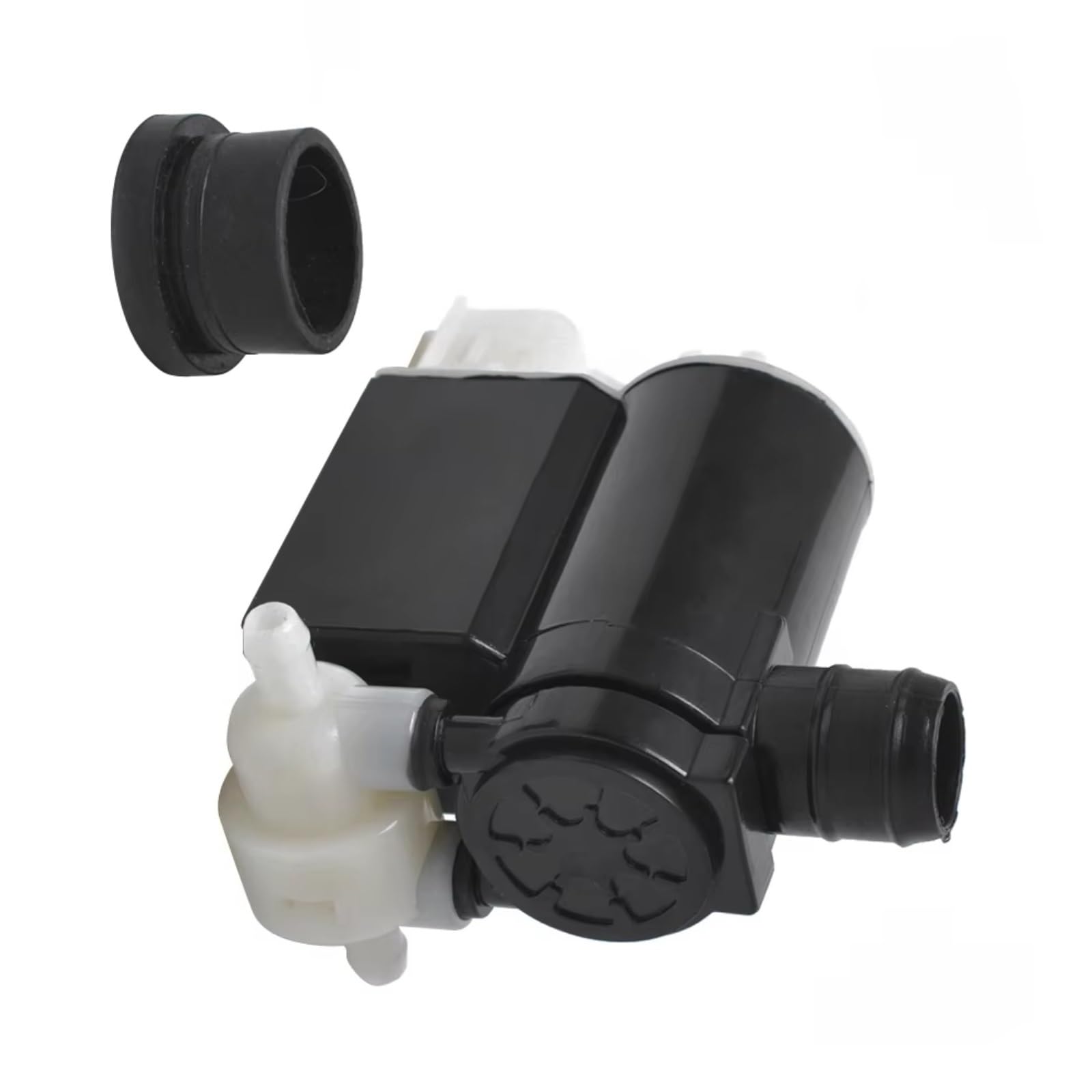 Car Washer Pump Compatible with Kia for Sedona 2006-2014 for Sportage 2005-2010 Car for Twin Outlet Windshield Washer Pump W Grommet 98510-2C100
