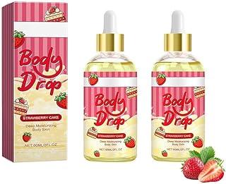 Aceite corporal de jugo de fresa, pastel de f...